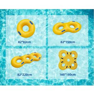 Wholesale Yellow Thickened Plastic Swim Ring Kayak For Water Park Slide Play from china suppliers