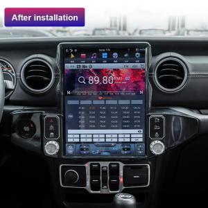 Wholesale 128G Jeep Wrangler Car Stereo Head Unit Single Din 13 Inch 1920*1080 from china suppliers