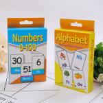 ODM Children'S Early Educational Flash Cards Custom Design Playing Cards 300gsm