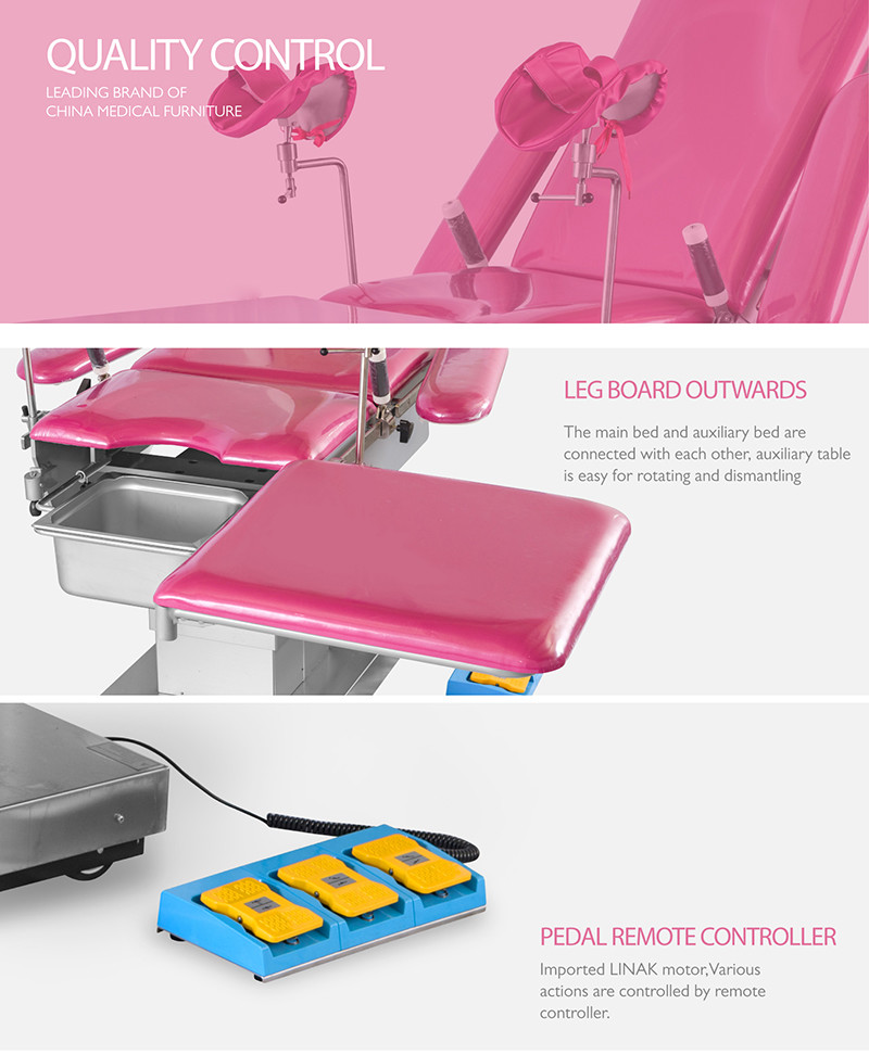 MDK -ZC2 Hospital medical cheap price Multi-function Gynaecological obstetric delivery examination bed for sales