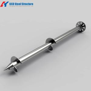 Wholesale Prefabricated Galvanized Ground Screw Piles For House Ground Foundation from china suppliers