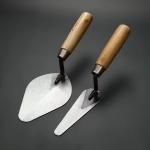 Wooden Handle Narrow Carbon Steel Blade Concrete Mortar Float Patching Finishing