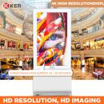 43" 55" Floor Standing Wireless Network Advertising Kiosk Digital Signage