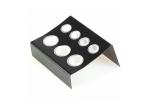 7 Holes Stainless Steel Tattoo Ink Cups Holder Container Stand