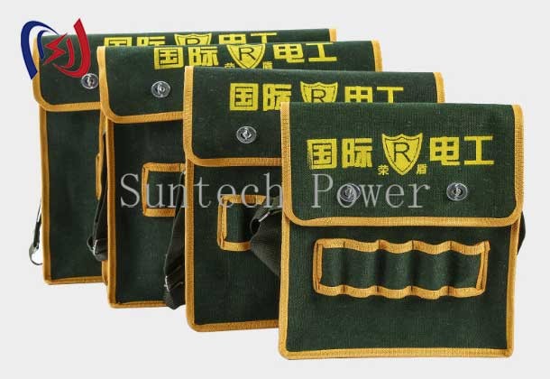 Transmission Tower Erection Tools Waterproof Canvas Tool Bag Electrical Power Line
