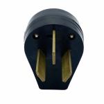 Black 250V 50A Idustrial 3 Pin Electric Plug Socket
