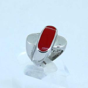 Wholesale FAshion 316L Stainless Steel Ring With Enamel LRX102 from china suppliers