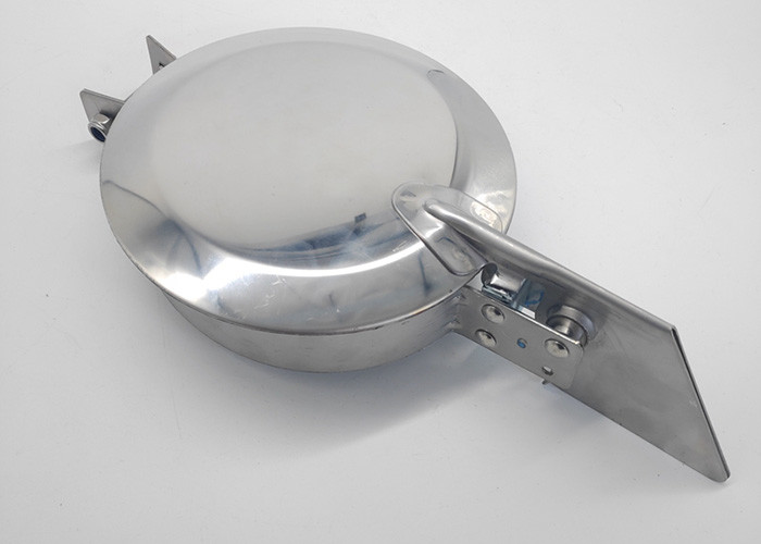 Polished 8in Chrome Plated Steel Rain Cap