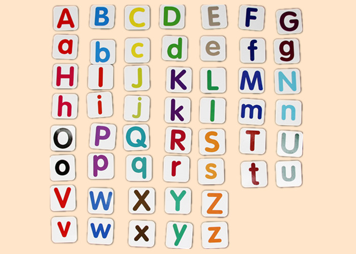 4*4mm EVA Rubber Magnetic Alphabet Refrigerator Magnets