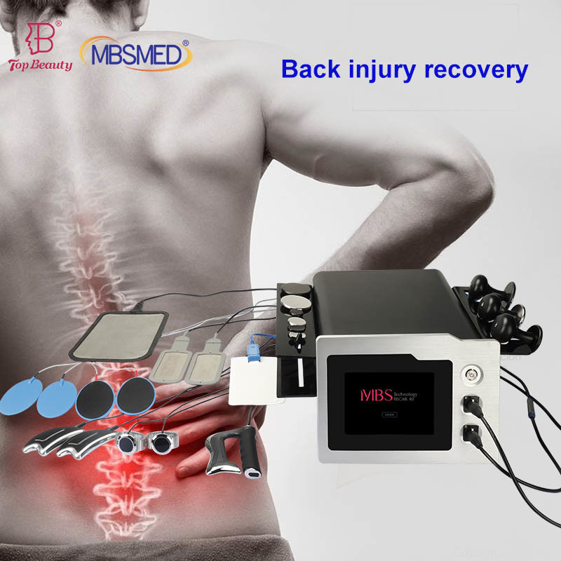 Tecar Therapy CET RET RF Pain Relief 448Khz Weight Loss Bracelet Beauty Machine