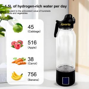 Wholesale 1L Sports Hydrogen Rich Water Bottle USB Charging High PPM Hydrogen Water Maker Spe Hydrogen Generator WEIZI from china suppliers