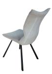 Fabric Shell Upholstered Restaurant Dining Chairs Polyester Material Wear Proof
