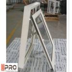 Standard Size Aluminium Single Glass Door And Windows Swing Open Style top hung