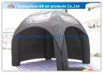Advertising Inflatable Air Tent , Black Blow Up Spider Dome Tent