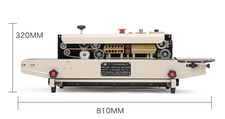 Compact And Portable Continuous Heat Sealer Machine For Chemical Industry