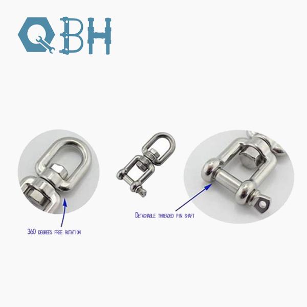 Hot Forging Galvanized Rotating Ring 360 Degree Stainless Steel Heterosexual
