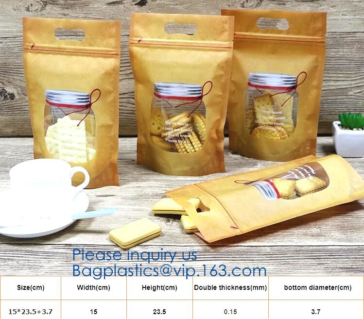 polypropylene Crystal Clear Cello Bags flat square block bottom opp bag,candy opp square bottom cello bag bagease packag