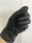 Hair Salon Beauty Black Nitrile Exam Gloves / Black Nitrile Examination Gloves