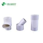 Customization 100% Material PVC 45 Degree Oval Drain Fittings Tee UPVC Reducer