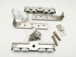 Satin Bathroom Sliding Door Accessories Sliding Roller Wheel ODM ≤120kg Load