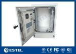 16U Outdoor Electrical Enclosure Single Wall Galvanized Steel One Front Door