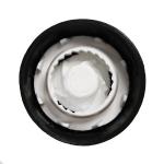 Black Glass Jar 110mm 94g 60ml Plastic Salt Grinder