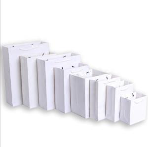 Wholesale Customized Printing Card Paper Bags With Handles For Clothing Shopping from china suppliers