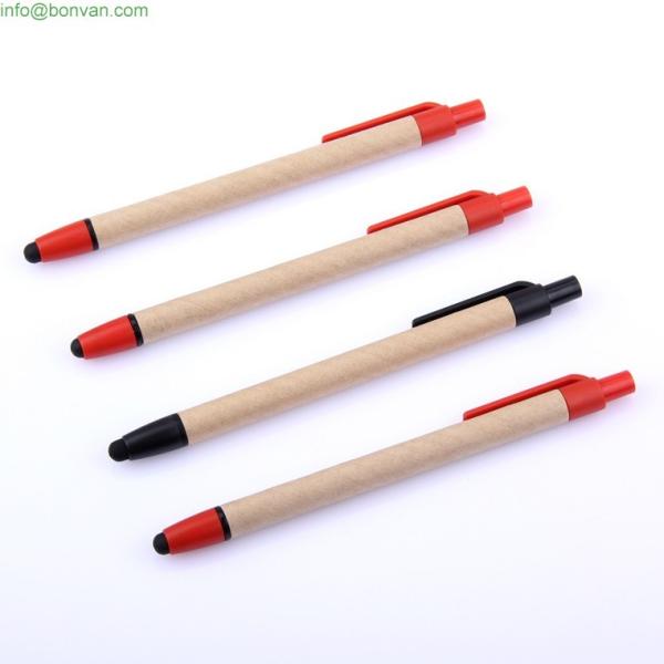 Office Stationery Recycled Plastic Pen,plastic advertising ballpoint pen,eco