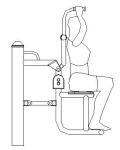 outdoor crane body weight sports fitness equipment galvanized steel back