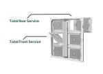 P2.97 P3.91 P4.81 Outdoor Full Color LED Display Cabinet 500mmx7500mm
