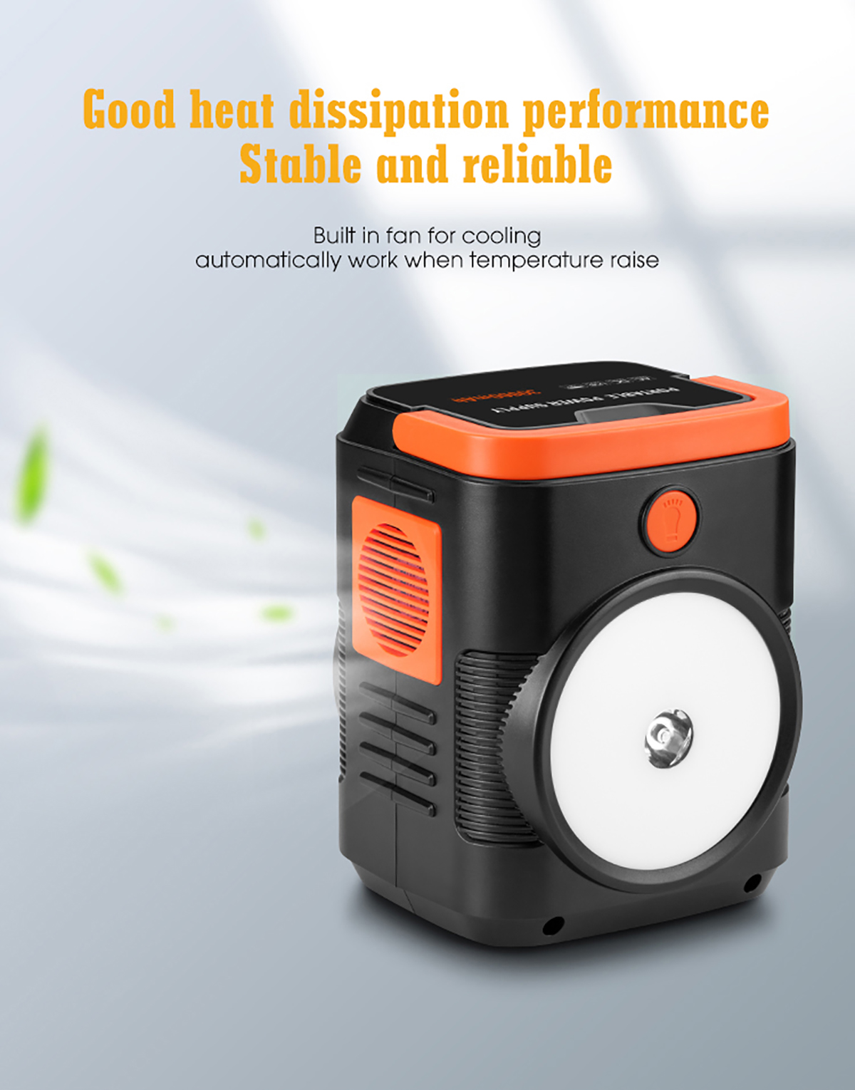 100W Solar Portable Power Station Battery 110V 220V Generator For Outdoor Camping