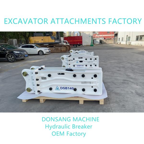 Excavator Hydraulic Hammer Breaker 150 mm Wide Chisel Hydraulic Rock Hammer