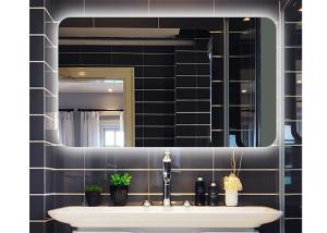 Wholesale Square Light Up Vanity Mirror / OEM LED Frameless Bathroom Mirror from china suppliers