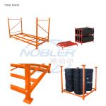 Transport Warehouse Industrial Stack Metal Tire Rack Detachable Powder Coated 60