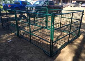 Wholesale Round Pen Q235 Sheep Goat Fence Panels Metal Heavy Duty Fully Welded 7&quot; Long from china suppliers