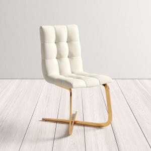 Wholesale 910mm Gold Metal Frame Modern Leisure Leather Chair for Living Room from china suppliers