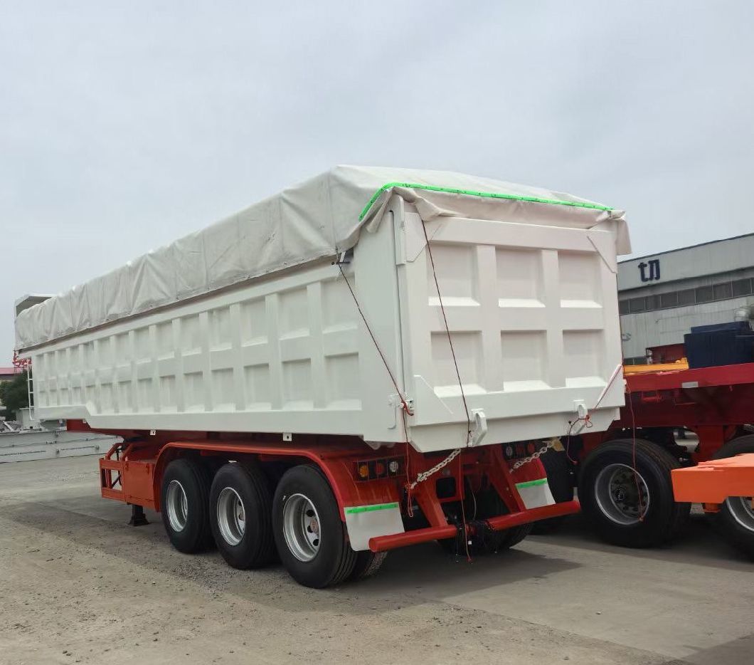 Customized 3 Axles Dump Trailer Wholesale Supplier with Cheap Price Truck Semi Dump Trailer