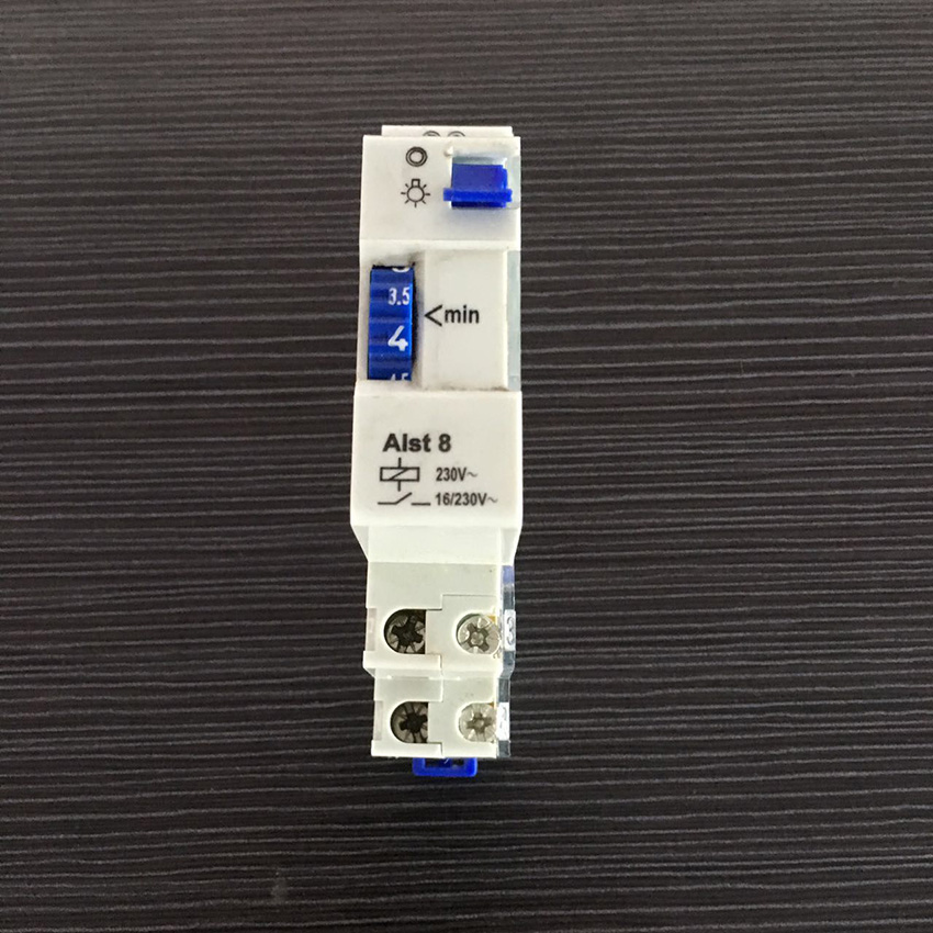 ALST8 Transparent Mechanical Timer Switch 7 Minutes16A Din Rail Staircase Time Switch
