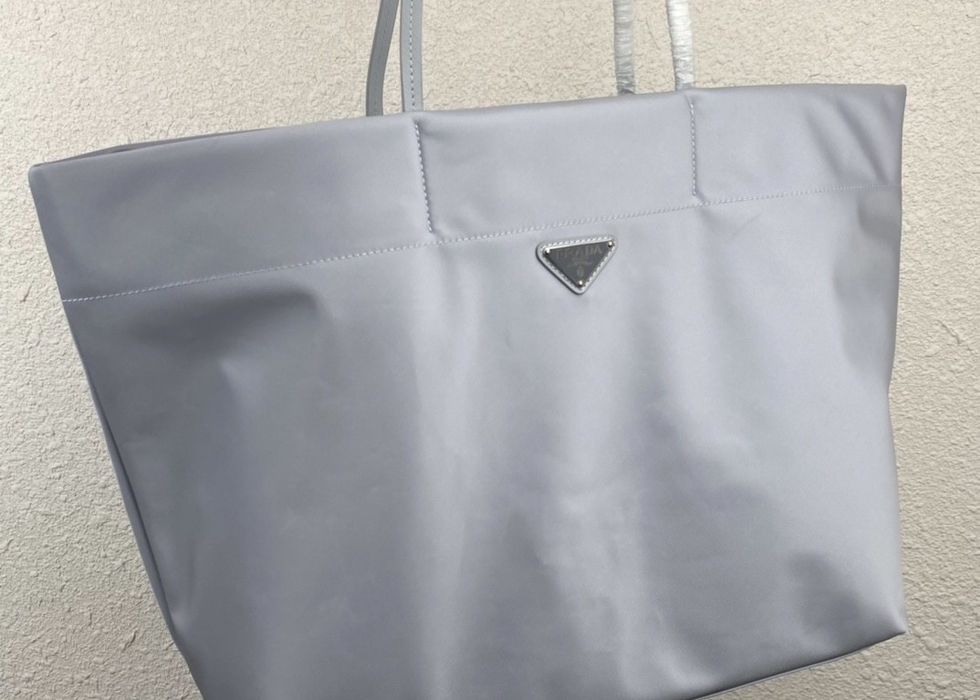 High Capicity Convenient Apricot Nylon Tote Shopping Bag Eco Friendly