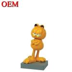Manufacturer OEM Plastic Lazy Cat Toy Figure Custom PVC 3D Anime Injection Art