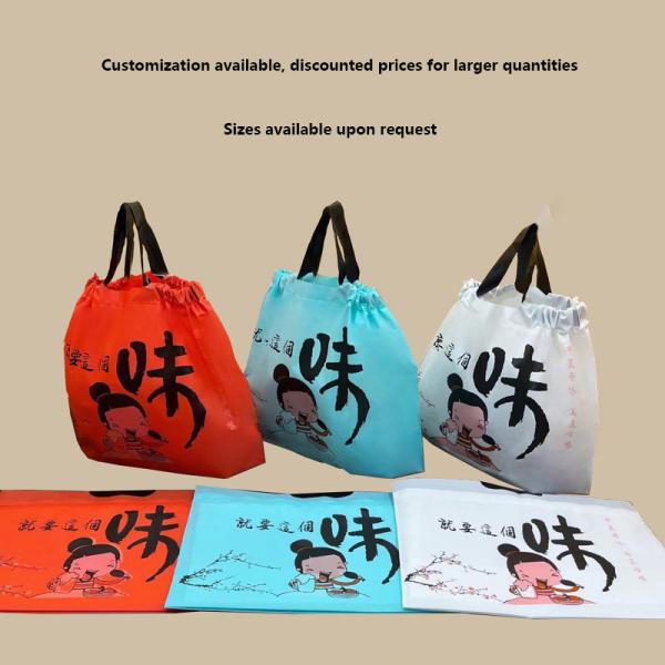Simple Style Drawstring Packaging Bags Customized for Your Customized Solutions
