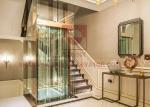 2 - 4 Floors Indoor Glass Home Elevator Customize Stainless Steel