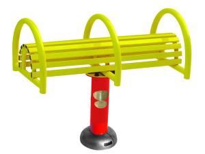 Wholesale Outdoor Fitness Equipments-ST Outdoor fitness equipment back stretcher,waist stretch trainer,GYM equipment from china suppliers