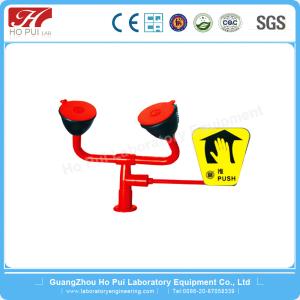 Wholesale Green And Red Steel Lab Casework Eye Washer Solid Brass Deck Mounted from china suppliers
