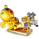 Classic Wagon Simulator Kids Arcade Machine / Coin Operated Kiddie Horse Ride