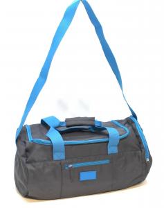 China BLUE & GREY MENS  SPORT WEEKEND luggage- GYM fitness bag HOLDALL TRAVEL BAG new design bag on sale
