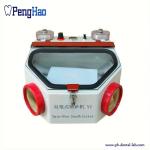 Micro Motor Dental Equipment Products Twin Pen Metal Sandblaster Machine 50W