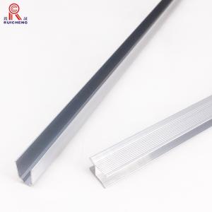 Wholesale Silver Anodized Aluminum U Channel Suitcase Profiles 4 - 6m Customized Length from china suppliers