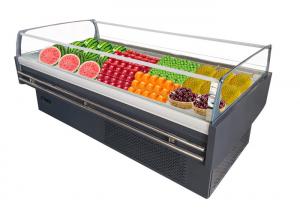 China Dynamic Cooling Fruit Display Fridge Multideck Open Chiller For Supermarket on sale