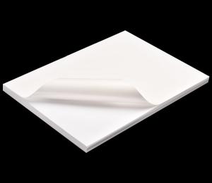 China 80gsm PP Sticker Paper , Glossy Photo Sticker Paper Printable A5 14.8*21CM on sale